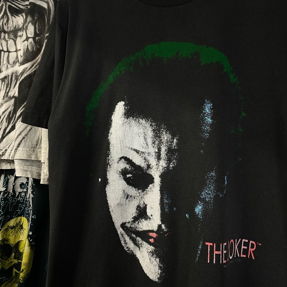 Vintage 80’s Joker T-Shirt Vtg Batman Movie Tee Medium - Picture 2 of 6